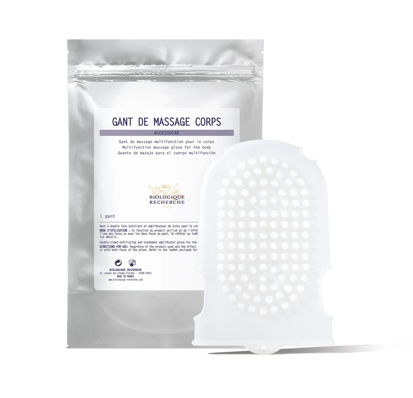 biologique recherche gant massage corps prix